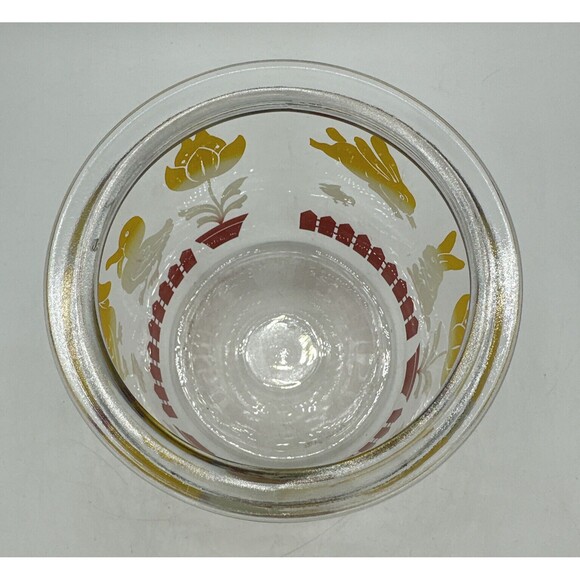 Vintage Jar Anchor Hocking Glass Biscuit Canister Storage 1940 - Picture 8 of 10